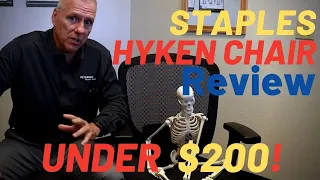 Budget Ergonomics Chair! Staples Hyken Task Chair Review by a Physical Therapist