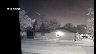 Mysterious fireball caught on video streaking across skies overnight in metro Detroit