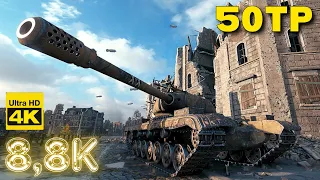 World of Tanks 5 Kills 8,8k damage 50TP | 4K Video | - My battle My rules