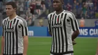 Djurgårdens IF vs Juventus - 2-0 - Champions Cup QF (Fifa 16, Career Mode)