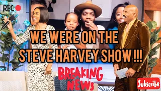 WE MADE IT TO THE STEVE HARVEY SHOW!! 🎉🎉🙌🏾🙌🏾