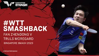 #WTTSmashback | Fan Zhendong v Truls Moregard | Men's Singles QF Singapore Smash 2023