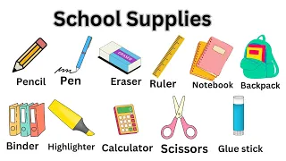 School Supplies Glossary Every Student Needs