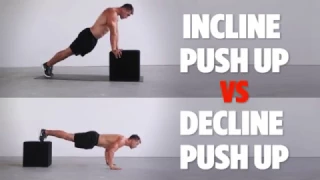 Incline VS Decline Push Ups: What's the difference