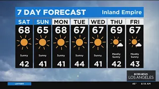 Saturday morning weather forecast (Nov. 12)