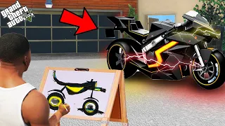 Franklin Find The Unique And Powerful Bike Uses Magical Painting In Gta V !