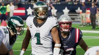 Philadelphia Eagles vs New England Patriots - NFL Week 1 2023 Full Game Highlights (Madden 24 Sim)