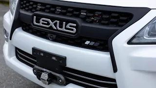 WARN Zeon 10-S Platinum Winch Install using Trail Taylor Hidden Winch Mount on a 2015 Lexus LX570