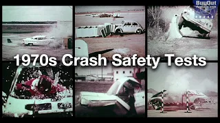 Vintage 1970s Car Crash Safety Tests