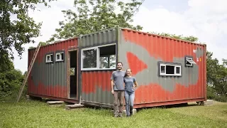 Shipping Container Aluminum Windows Installation in 5 steps - Part 2/2 - Ep 010