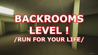 BACKROOMS - LEVEL ! /RUN FOR YOUR LIFE/