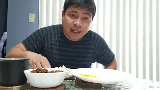 AdoboSilog Breakfast Mukbang