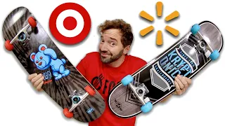 WALMART SKATEBOARD Vs TARGET SKATEBOARD!