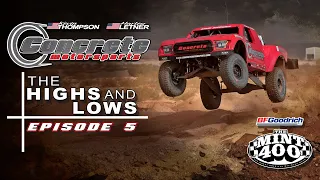 Concrete Motorsports || The Highs and Lows || Episode 5 || Mint 400 2023