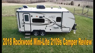 2018 Forest River 2109s Rockwood Mini-Lite Camper 1 Year Review