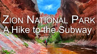 Hiking to the Zion National Park Subway (The Left Fork) | 4K FPV video