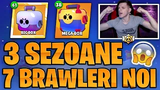 OPENING DIN 3 SEZOANE SI 6 LUNI CU 7 BRAWLERI NOI! Brawl Stars