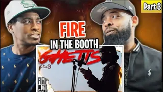 AMERICAN RAPPER REACTS TO -Ghetts - Fire in the Booth pt3