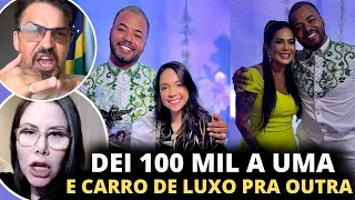 Influencer diz que pagou Vitória Souza pra ouvir coisas boas / Flávio Amaral e Sarah Sheeva exortam