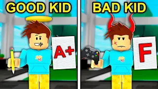 GOOD KID 😇 Vs BAD KID 😡 In Roblox Brookhaven..