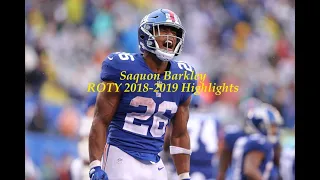 Saquon Barkley ROTY 2018-2019 Highlights