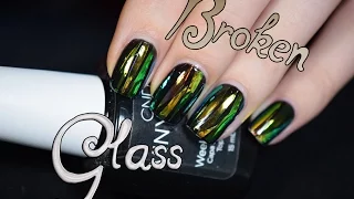 Broken/stained glass Nail art | Red Iguana | April Ryan