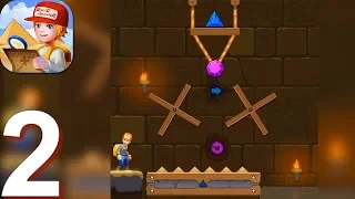 Relic Adventure - Rescue Cut Rope Puzzle Game - Gameplay Walkthrough Part 2 (Android,iOS)