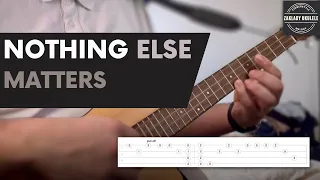 Nothing else matters ukulele easy with TAB