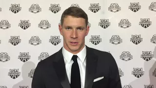 Ryan Murphy on the red carpet at Golden Goggles