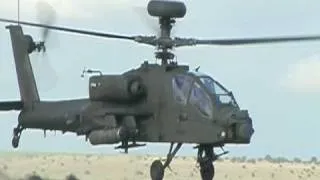 Apache AH-64D Live Fire Demonstration Salisbury Plain 2007