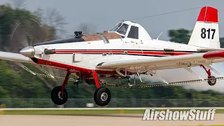 Double Crop Duster Demo - EAA AirVenture Oshkosh 2021