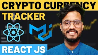 Cryptocurrency Tracker with React JS, Material UI and Chart JS Tutorial 🔥🔥