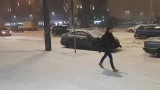 санкт-петербург сильный снег и ветер