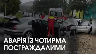 На Волині водій виїхав на зустрічну і врізався у Volkswagen