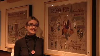 George Fox Convincement Panel of the Quaker Tapestry