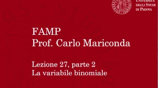 FAMP - Lezione 27, parte 2