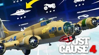 Just Cause 4 - UFO, SKY FORTRESS & NEW CARGO PLANE WISHLIST!