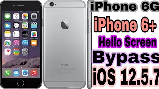 Hello Screen Bypass iPhone 6/6 plus Jailbreak Ios 12.5.7 latest Update 2024 March