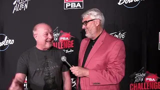 Bob Learn Jr. on the Red Carpet at 2022 Jimmie Allen PBA Invitational