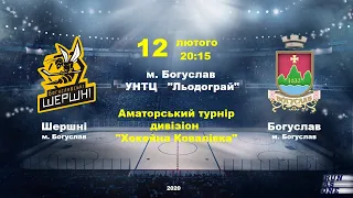 "Шершні" - "Богуслав" #Аматорський турнір#дивізіон "Хокейна Ковалівка"  12.02.2020