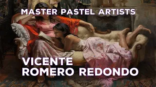 Spanish Pastel Painting Artist Vicente Romero Redondo Fine Art Paintings Gallery