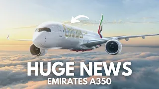 Emirates Revealed Their First A350 Destinations