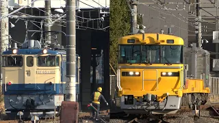 2024/03/14 【入区】 EF65 1102 & キヤE195系 ST-8編成 尾久車両センター | Japan Railways: EF65 1102 & KiYa E195 Series