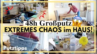 XXL 48h Großputz im HAUS 😱 RIESEN CHAOS 💛 putzen & aufräumen 💛 Putzroutine 💛 Clean with me