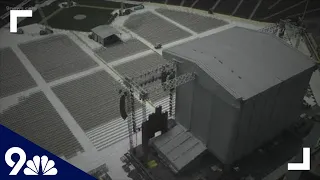 RAW: Coors Field prepares for Billy Joel concert