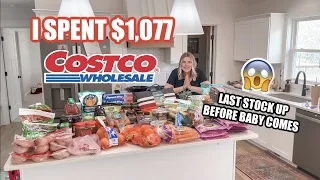 🌸 *NEW!* $1,077 COSTCO HAUL AT 36 WEEKS PREGNANT // FOOD PREP, PANTRY ORGANIZATION // Rachel K