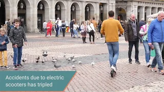 Accidents due to electric scooters tripled