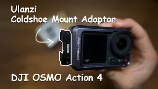 OSMO Action 4 Accessory - DJI magnetic quick release mount to coldshoe adaptor from Ulanzi