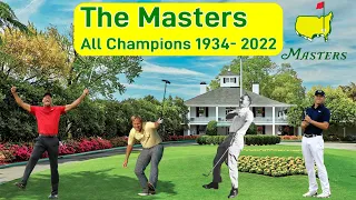 The Masters - All Champions 1934 - 2022 (With Legendary Masters Calls)