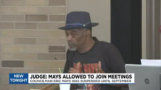 Councilman Eric Mays allowed to rejoin city council meetings despite suspension